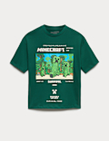 Pure Cotton Minecraft&trade; Graphic T-Shirt (6-16 Yrs)