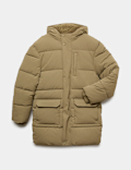 Stormwear Hooded Padded Longline Coat