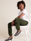 Pure Cotton Camouflage Cargo Trousers