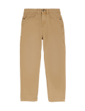 Relaxed Pure Cotton Trousers