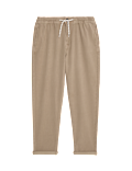 Relaxed Cotton Rich Skater Chinos