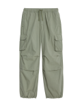 Pure Cotton Parachute Trousers (6-16 Yrs)