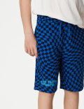 Cotton Rich Checked Shorts