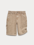 Denim Carpenter Shorts (6-16 Yrs)