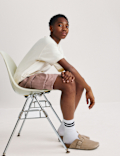 Pure Cotton Cargo Shorts (6-16 Yrs)