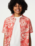 Pure Cotton Parrot Print Shirt