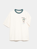 Pure Cotton Golf Dog Graphic T-Shirt (6-7 Yrs)