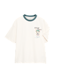 Pure Cotton Golf Dog Graphic T-Shirt (6-7 Yrs)