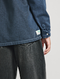 Cotton Rich Hooded Zip Shirt (6-16 Yrs)