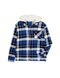 Pure Cotton Hooded Checked Shirt (6-16 Yrs)