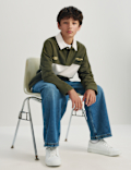 Cotton Rich Rugby Sweatshirt (6-16 Yrs)