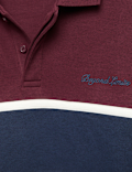 Cotton Rich Colour Block Rugby Sweatshirt (6-16 Yrs)