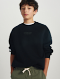 Pure Cotton Barrel Trousers (6-16 Yrs)