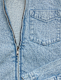 Hooded Denim Shirt (6-16 Yrs)