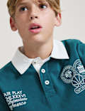Cotton Rich Rugby Sweatshirt (6-16 Yrs)