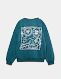 Cotton Rich Rugby Sweatshirt (6-16 Yrs)