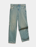Pure Cotton Baggy Carpenter Jeans (6-16 Yrs)