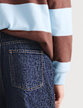 Relaxed Baggy Pure Cotton Jeans (6-16 Yrs)