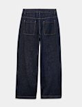 Relaxed Baggy Pure Cotton Jeans (6-16 Yrs)