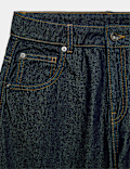 Relaxed Baggy Pure Cotton Jeans (6-16 Yrs)