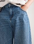 Relaxed Baggy Pure Cotton Jeans (6-16 Yrs)