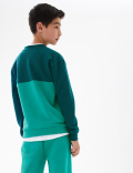 Cotton Rich Colourblock Sweatshirt