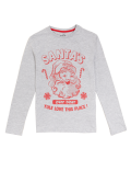 Cotton Rich Santa Print Top