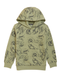 Cotton Rich Marble Print Hoodie