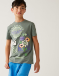 Pure Cotton Patterned T-Shirt