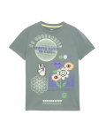 Pure Cotton Patterned T-Shirt