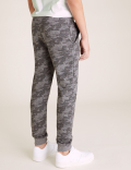 Cotton Slim Camouflage Joggers