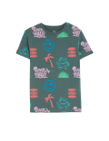 Pure Cotton Patterned T-Shirt