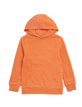 Cotton Hooded Sweatshirt