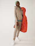 Cotton Hooded Sweatshirt