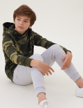 Cotton Rich Camouflage Hoodie (6-16 Yrs)