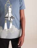 Pure Cotton Rocket T-Shirt (6-16 Yrs)