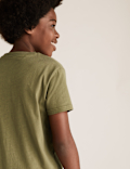 Cotton Skate Slogan T-Shirt (6-16 Yrs)