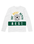 Pure Cotton Best Never Rest Slogan Top (6-16 Yrs)