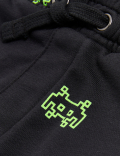 Cotton Gamer Print Shorts