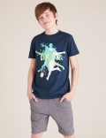 Pure Cotton Football T-Shirt