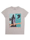 Cotton Space Print T-Shirt