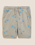 Cotton Rich Skateboard Print Shorts (6-16 Yrs)