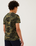 Pure Cotton Camouflage T-Shirt