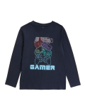 Pure Cotton Gamer Slogan Top (6-16 Yrs)