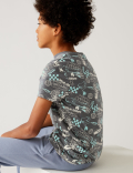 Pure Cotton Graffiti Top