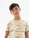 Pure Cotton Camouflage T-Shirt