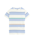 Pure Cotton Striped T-Shirt