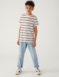 Pure Cotton Striped T-Shirt