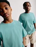 Pure Cotton Plain T-Shirt (2-16 Yrs)