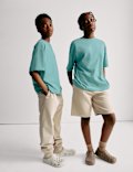 Pure Cotton Plain T-Shirt (2-16 Yrs)